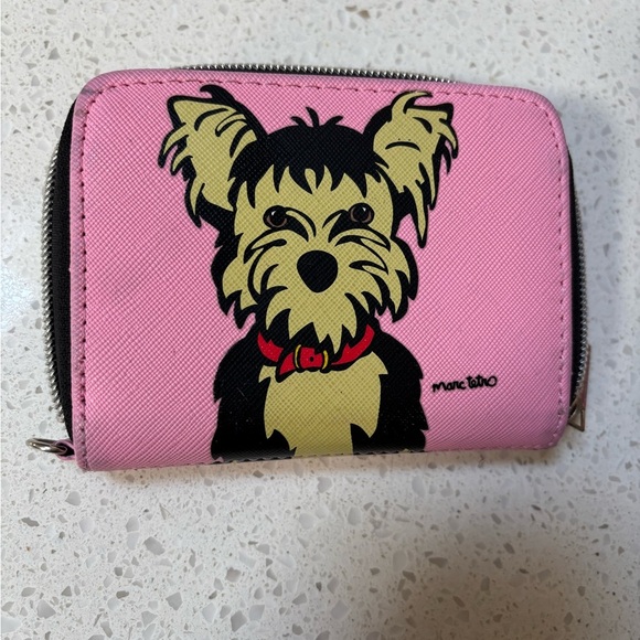 Marc Tetro Pink Dog Wallet - Picture 1 of 5